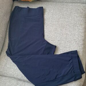 ATHLETA ladies navy blue joggers.  In very good condition.  Size 20